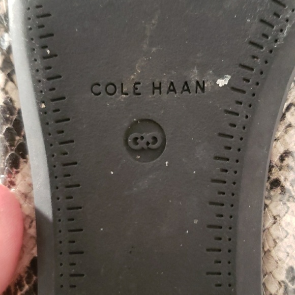 Cole Haan Snakeskin Ballerina Slippers - Picture 7 of 7